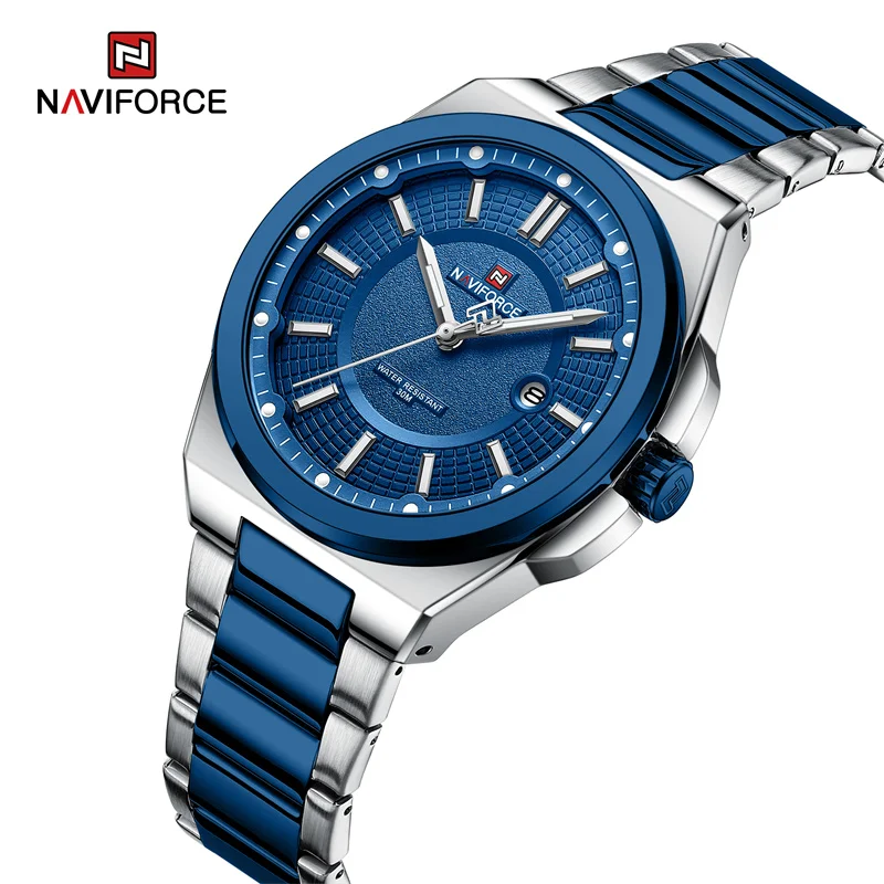 Naviforce 9212 CH Men Watch- Blue
