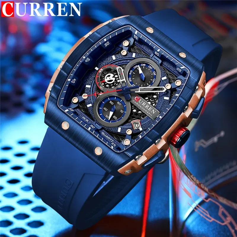 Curren 8442 For Men- Blue