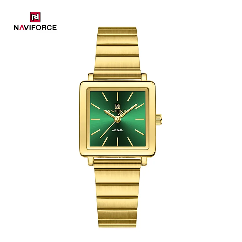 Naviforce 5048 - Gold Green For Women