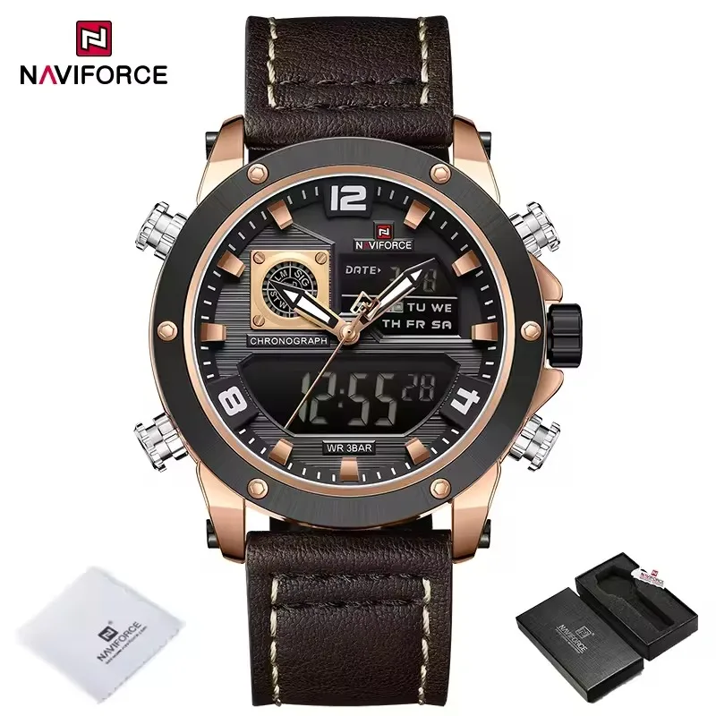 Naviforce 9236 For Men- Rose Coffee