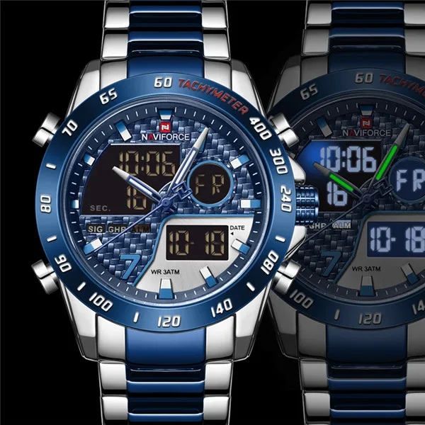 Naviforce 9171 CH For Men- Blue