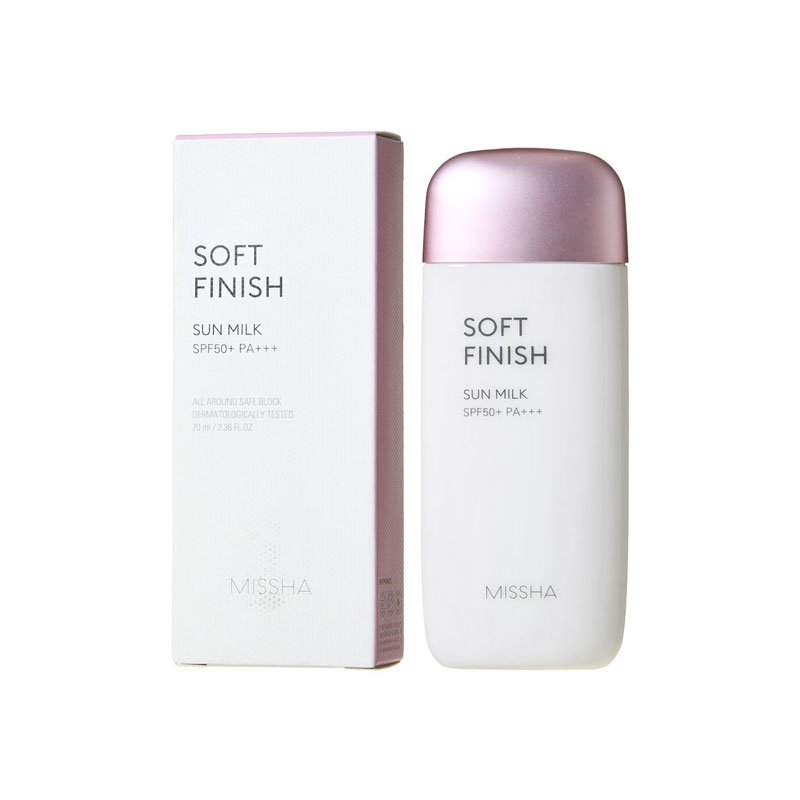 Missha All Around Safe Block Soft Finish Sun Milk SPF50+ PA+++ 70 ml
