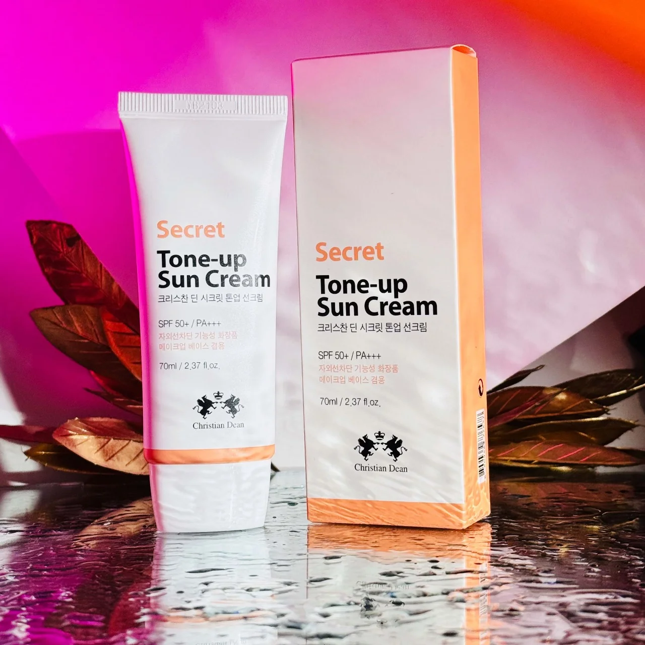 Christian Dean Secret Tone-Up Sun Cream SPF 50+ PA+++ 70ml