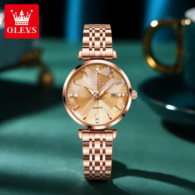 Olevs 5536 For Women- RoseGold